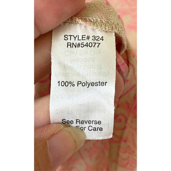 CAbi Shear Tie Tunic Mini Dress Coverup Pink Tank Size Small - Picture 7 of 8